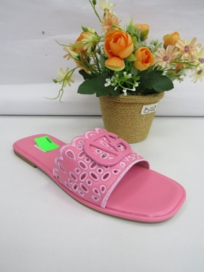 Klapki damskie na płaskim (36-41) 5269 PEACH