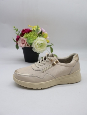 Buty sportowe damskie na płaskim (36-41) BK616 BEIGE