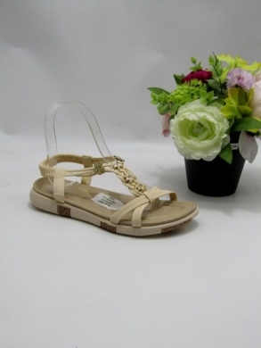 Sandały damskie na płaskim (36-41) FY7050 BEIGE
