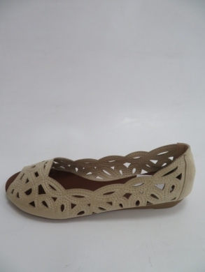 Baleriny damskie na płaskim (36-41) LU-33 BEIGE