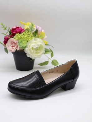 Półbuty damskie na obcasie (35-41) Q7122-1 BLACK