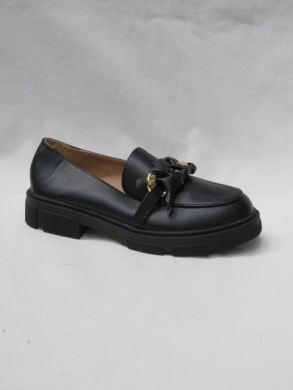 Mokasyny damskie na płaskim (36-41) JH272 BLACK