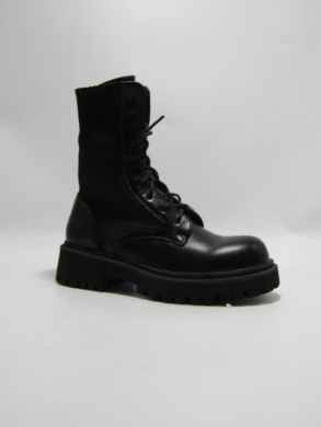Botki damskie na płaskim (36-41) 7735A BLACK