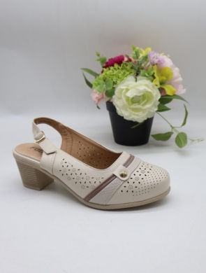Sandały damskie na obcasie (36-42) 995A-2 BEIGE
