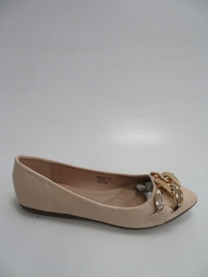 Baleriny Damskie na płaskim (36-41) CD82 BEIGE