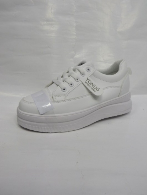 Buty sportowe damskie na płaskim (36-41) 36800-8 WHITE