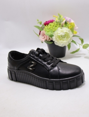 Buty sportowe damskie na płaskim (36-41) 5012-1 BLACK