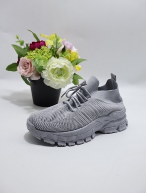 Buty sportowe damskie na płaskim (36-41) CWB11 GREY