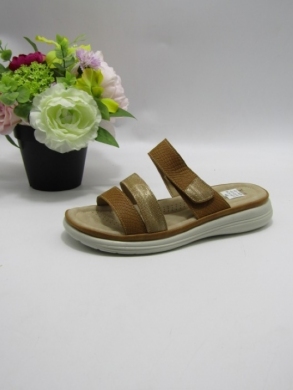 Klapki damskie na płaskim (36-42) 21206-5 CAMEL