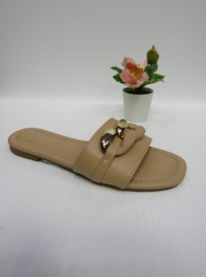 Klapki damskie na płaskim (36-41) GG-66 KHAKI