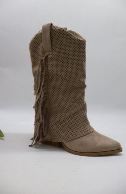 Kozaki damskie na obcasie (36-41) YY-95 BEIGE