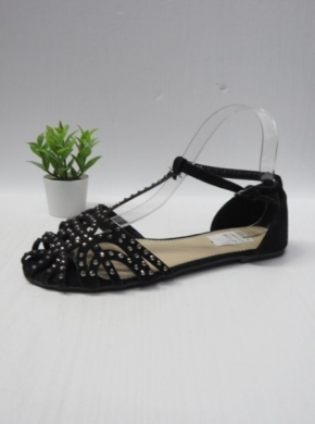 Sandały damskie na płaskim (36-41) 014-03 BLACK