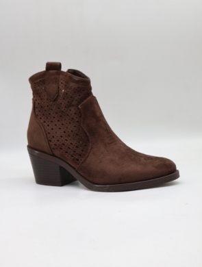 Botki damskie na obcasie (36-41) H260 BROWN