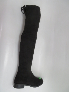 Kozaki damskie ocieplane na płaskim (36-41) MR-1 BLACK