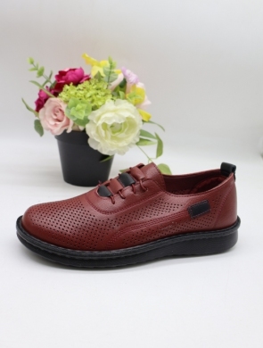 Półbuty damskie na płaskim (36-42) 6772 RED