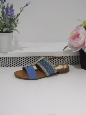 Sandały damskie na płaskim (36-41) 8095 BLUE