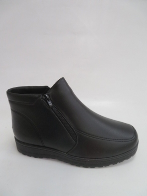 Botki męskie ocieplane (40-45) M605 BLACK