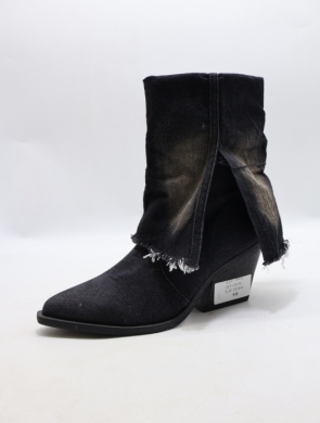 Botki damskie na obcasie (36-41) 668 BLACK