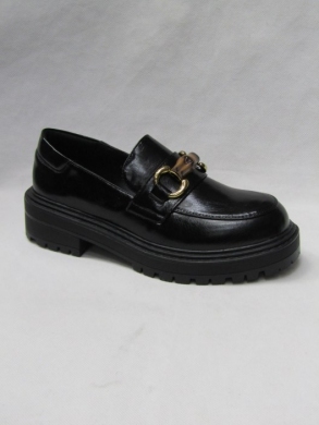 Mokasyny damskie na płaskim (36-41) C82821 BLACK