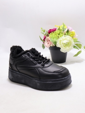 Buty sportowe damskie ocieplane (36-41) XBC24508 BLACK