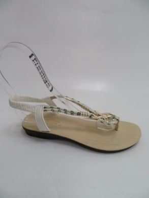 Sandały damskie na płaskim (36-41) 6332-2 WHITE