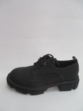 Półbuty damskie na płaskim (36-41) NC1260 BLACK