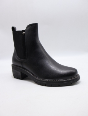 Botki damskie ocieplane na obcasie (36-41) YCC-87 BLACK