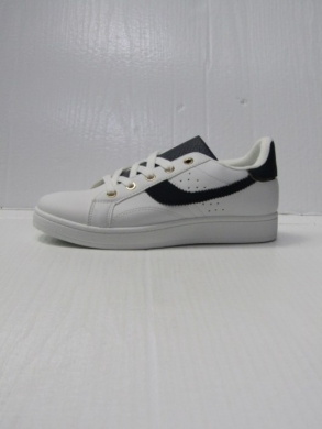 Buty sportowe damskie na płaskim (36-41) DD852 WHITE/NAVY