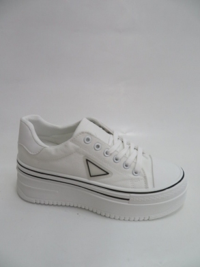 Trampki damskie na koturnie (36-41) AB972 WHITE