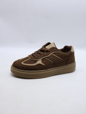 Buty sportowe damskie na płaskim (36-41) A017 BROWN