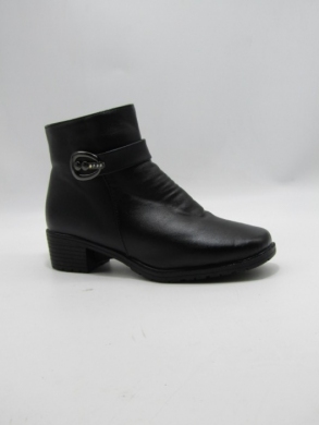 Botki damskie ocieplane na obcasie (37-42) B305 BLACK