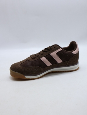Buty sportowe damskie na płaskim (36-41) C3907 BROWN