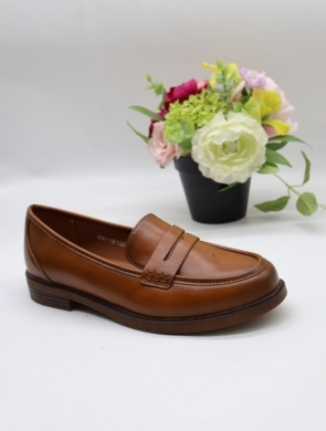 Mokasyny damskie na płaskim (36-41) YCC-118 CAMEL