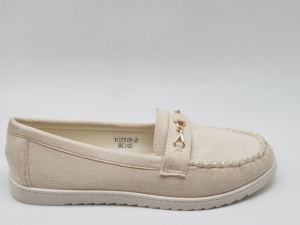 Mokasyny damskie na płaskim (36-41) YG2312-2 BEIGE