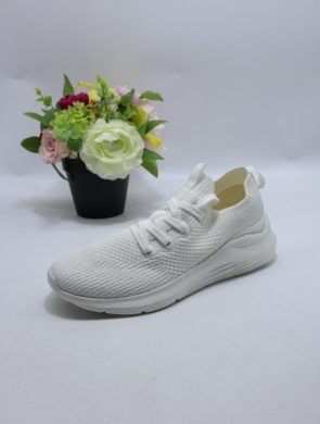 Buty sportowe damskie na płaskim (36-41) AD636 WHITE