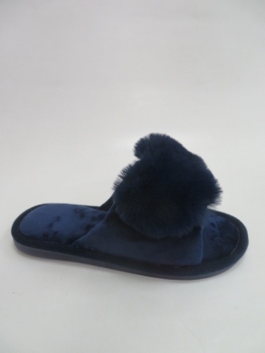 Kapcie damskie ocieplane (36-41) G12  NAVY