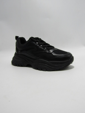 Buty sportowe damskie na płaskim (36-41) WW081 BLACK