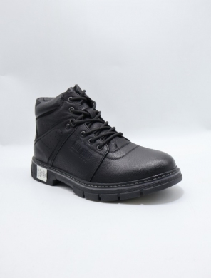 Botki męskie ocieplane (40-45) 62018-1 BLACK