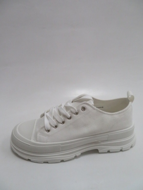 Trampki damskie na koturnie (36-41) 7SP 719-LS WHITE