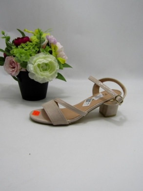 Sandały damskie na obcasie (36-41) TY2428 BEIGE/MIC