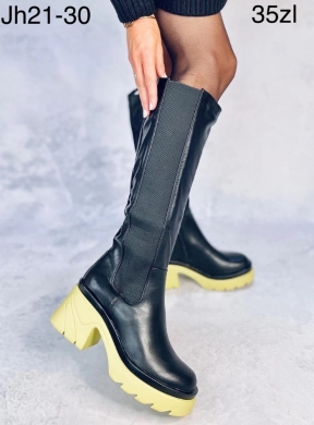 Kozaki damskie na obcasie (36-41) JH21-30