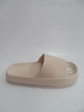Klapki damskie na płaskim (36-41) MS9021 BEIGE