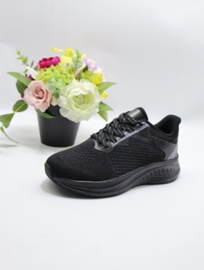 Buty sportowe damskie na płaskim (36-41) AD711 BLACK