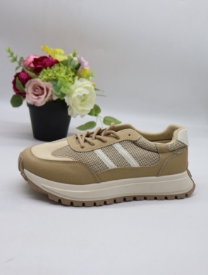 Buty sportowe damskie na płaskim (39-43) DHZ-501 CAMEL