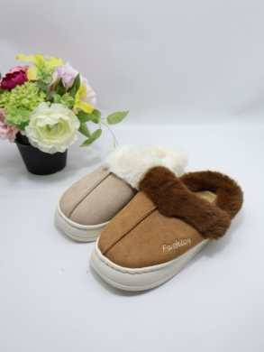 Kapcie damskie ocieplane (36-41) 615 MIX