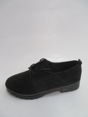 Półbuty damskie na płaskim (36-41) 794C BLACK
