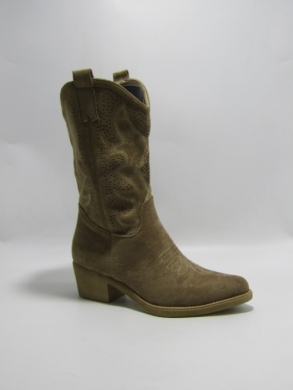 Kozaki damskie na obcasie (36-41) HQ358 KHAKI