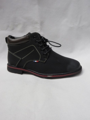 Botki męskie ocieplane (40-46) 9362-1 BLACK
