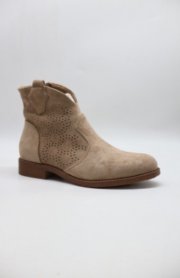 Botki damskie na płaskim (36-41) H255 KHAKI