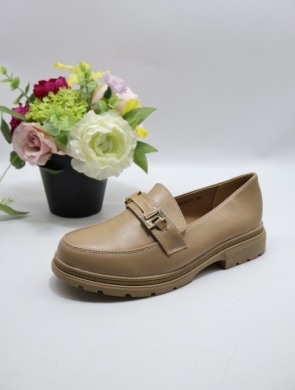 Mokasyny damskie na płaskim (36-41) 8903 KHAKI